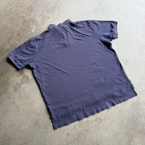 Polo Ralph Lauren Mens XL Navy Blue Short Sleeve Pique Polo Shirt Green Pony